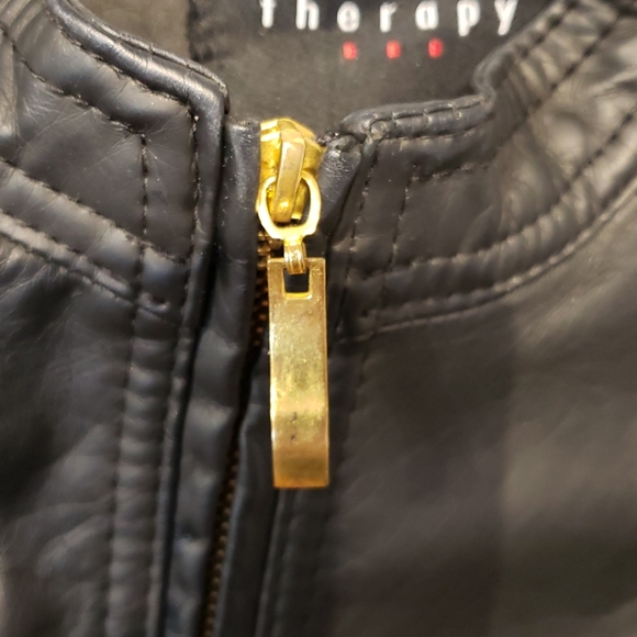 Faux Leather Jacket - Picture 2 of 10